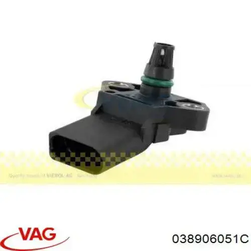 Датчик давления наддува 038906051C VAG