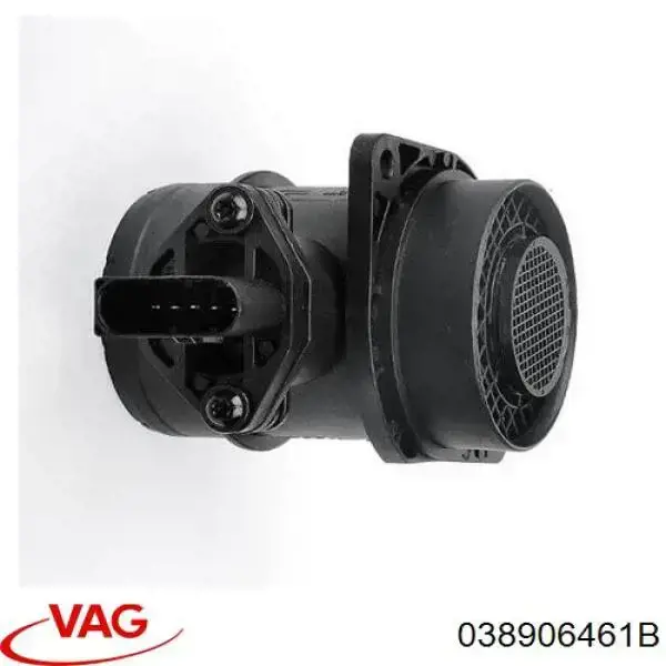 Compre 038906461B VAG Sensor de fluxo (consumo) de ar, medidor de consumo M.A.F. - (Mass Airflow)