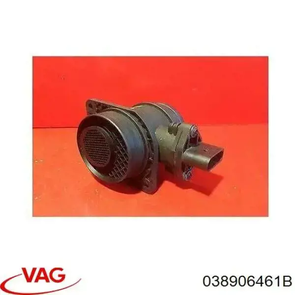 Sensor de fluxo (consumo) de ar, medidor de consumo M.A.F. - (Mass Airflow) VAG 038906461B
