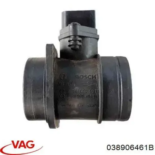 038906461B VAG Sensor de fluxo (consumo) de ar, medidor de consumo M.A.F. - (Mass Airflow)
