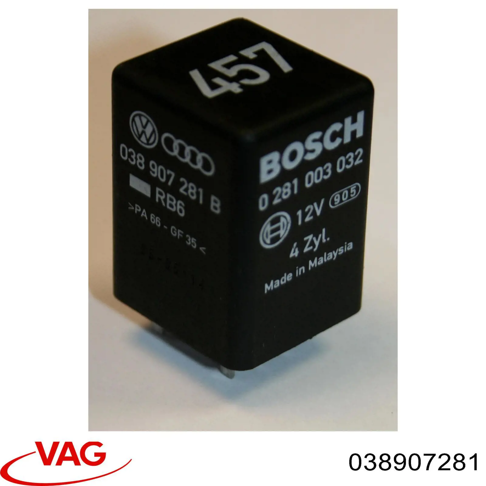 Купить 038907281 VAG Реле свечей накала