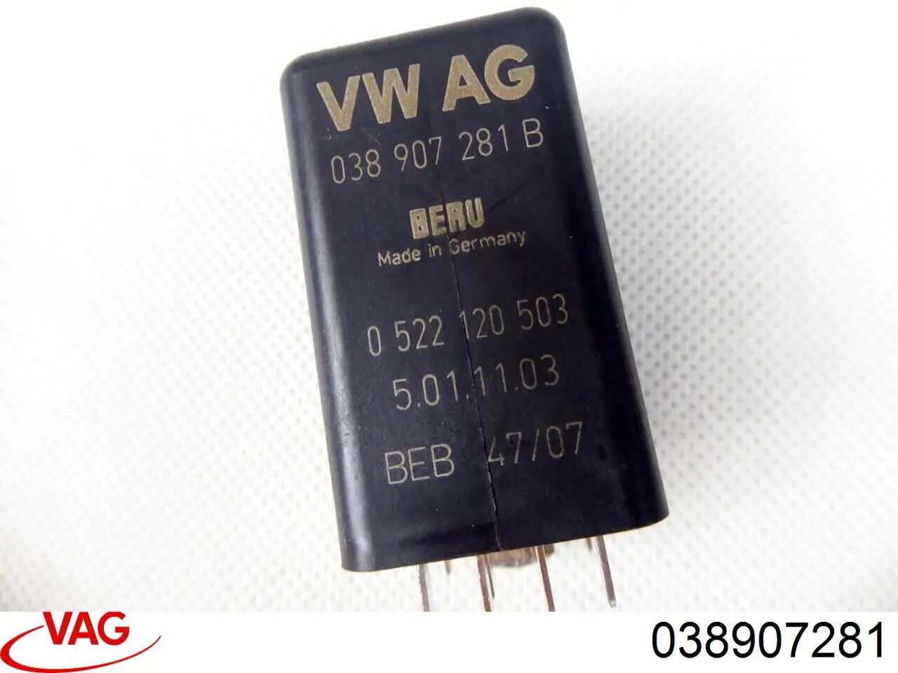 038907281 VAG Реле свечей накала