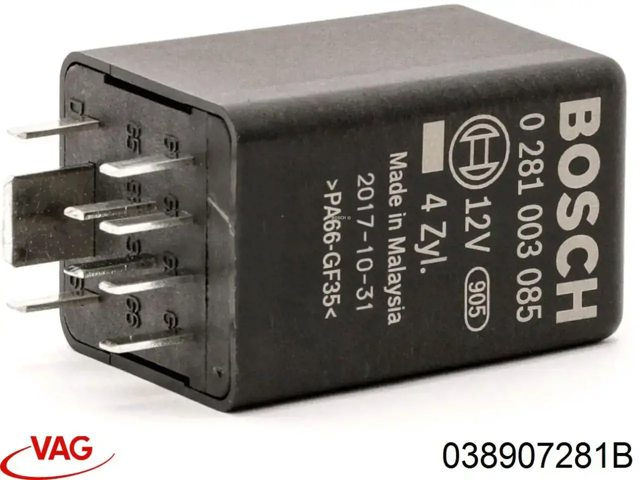 038907281B VAG Relé de los calentadores original y equivalente