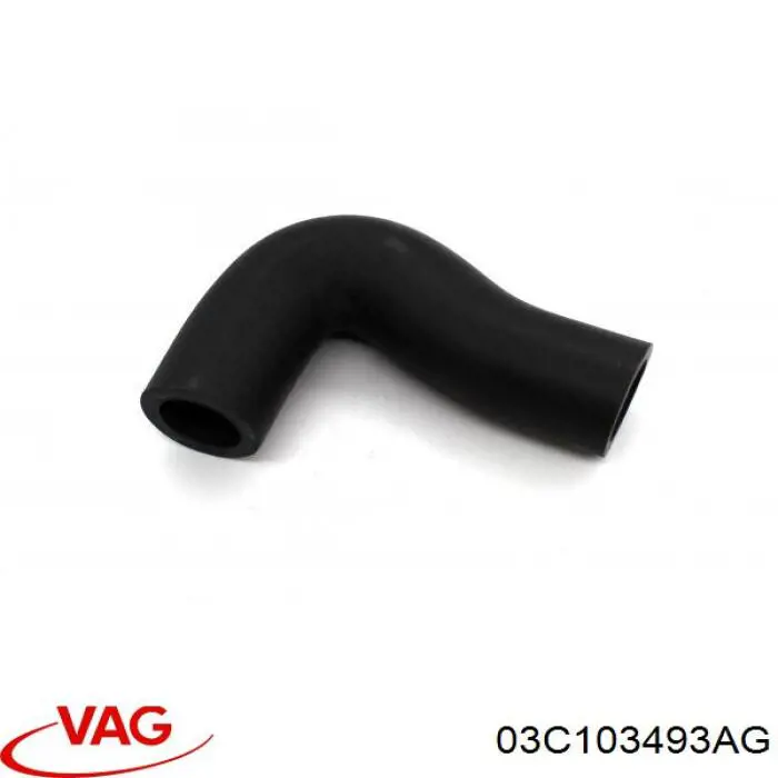Купить 03C103493AG VAG Трубка картера воздушная