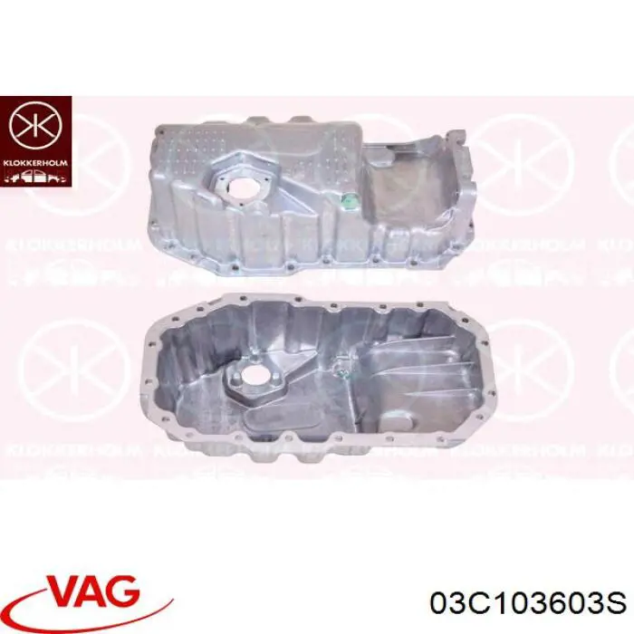 Купить 03C103603S VAG Поддон картера двигателя
