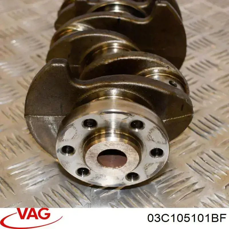 Коленвал двигателя на Seat Ibiza IV 6J5, 6P1