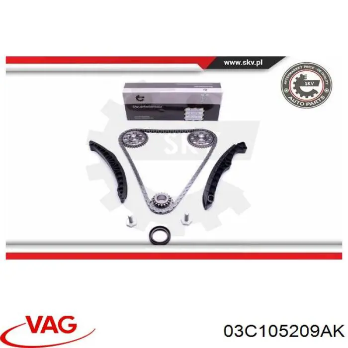 03C105209AK VAG Звезда коленчатого вала