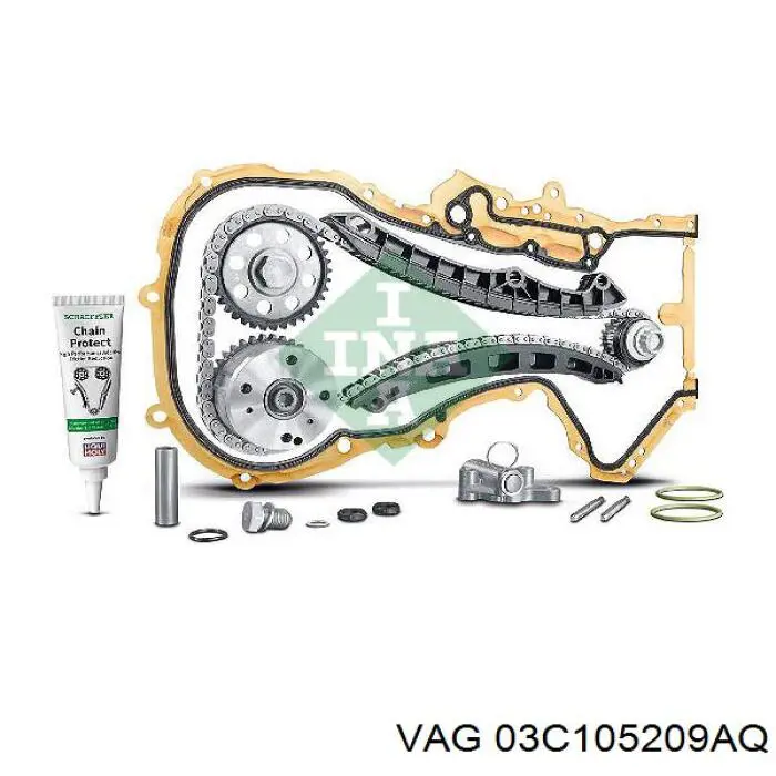 Звездочка привода коленвала 03C105209AQ VAG