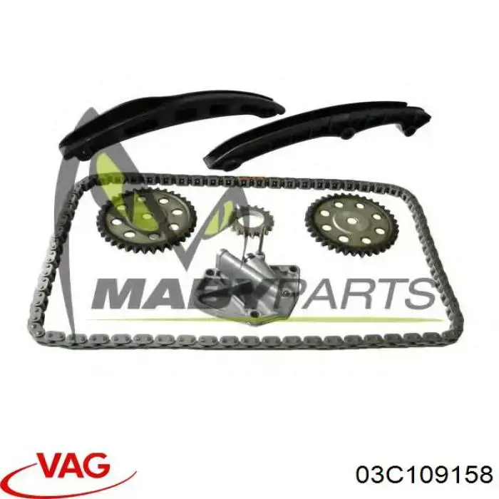 Цепь привода распредвала VAG 03C109158 цена, от 53.51 USD