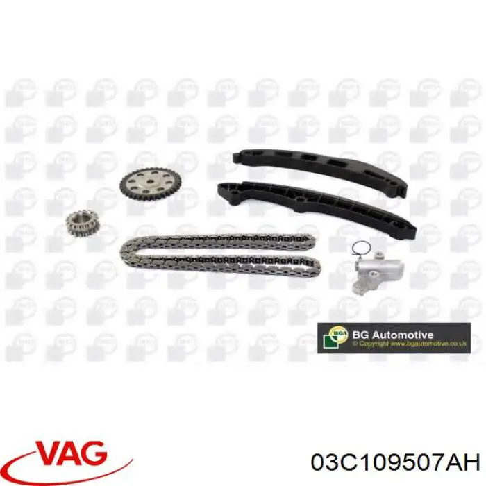 Натяжитель цепи ГРМ VAG 03C109507AH цена, от 31.37 USD