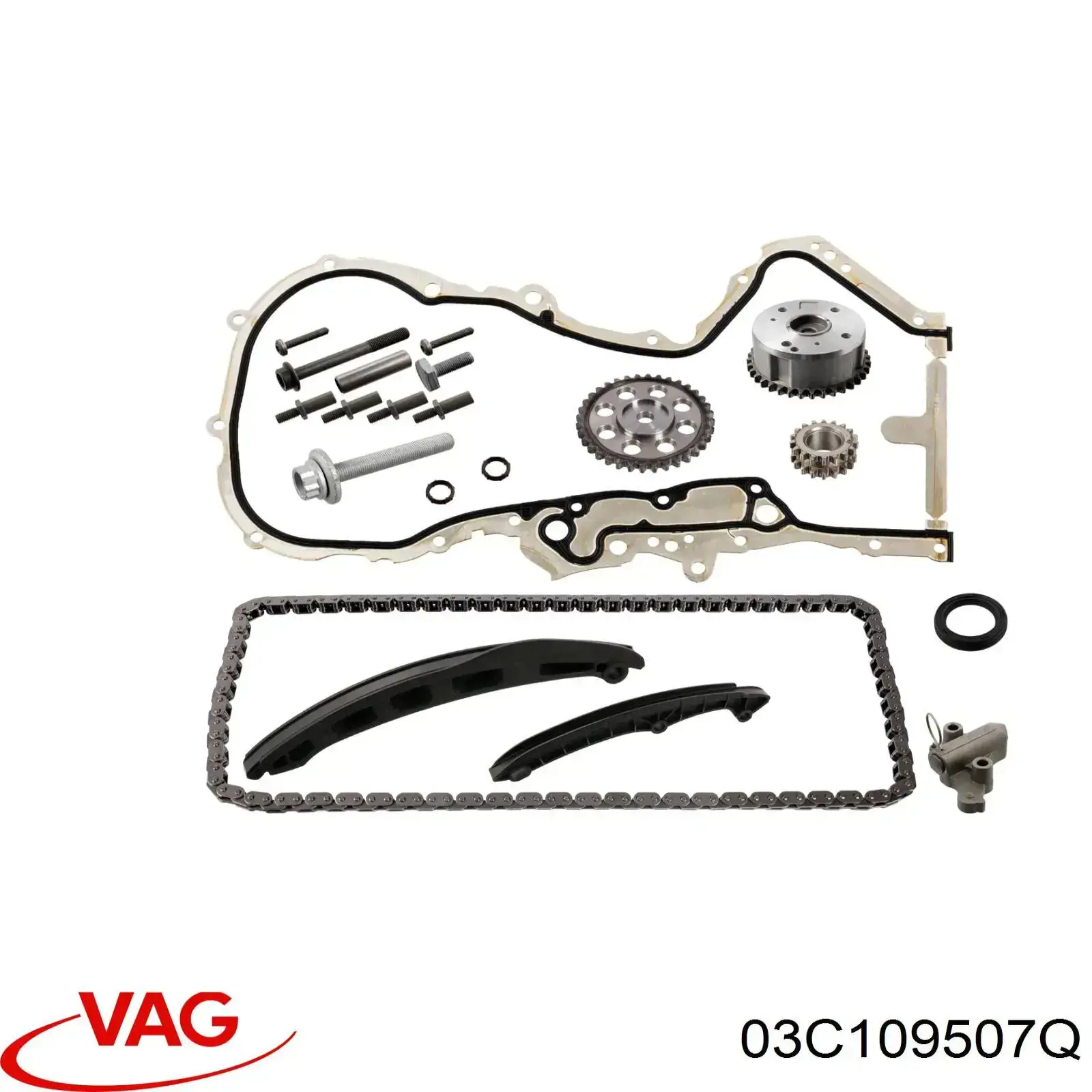 Купить 03C109507Q VAG Натяжитель цепи ГРМ