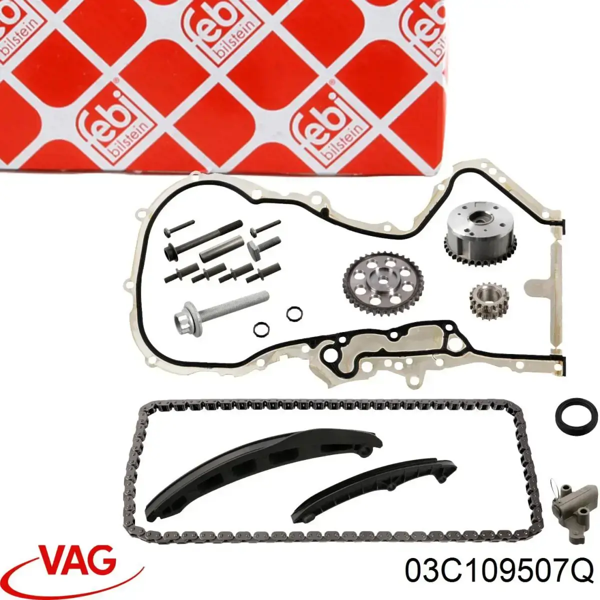 Натяжитель цепи ГРМ VAG 03C109507Q цена, от 67.28 USD