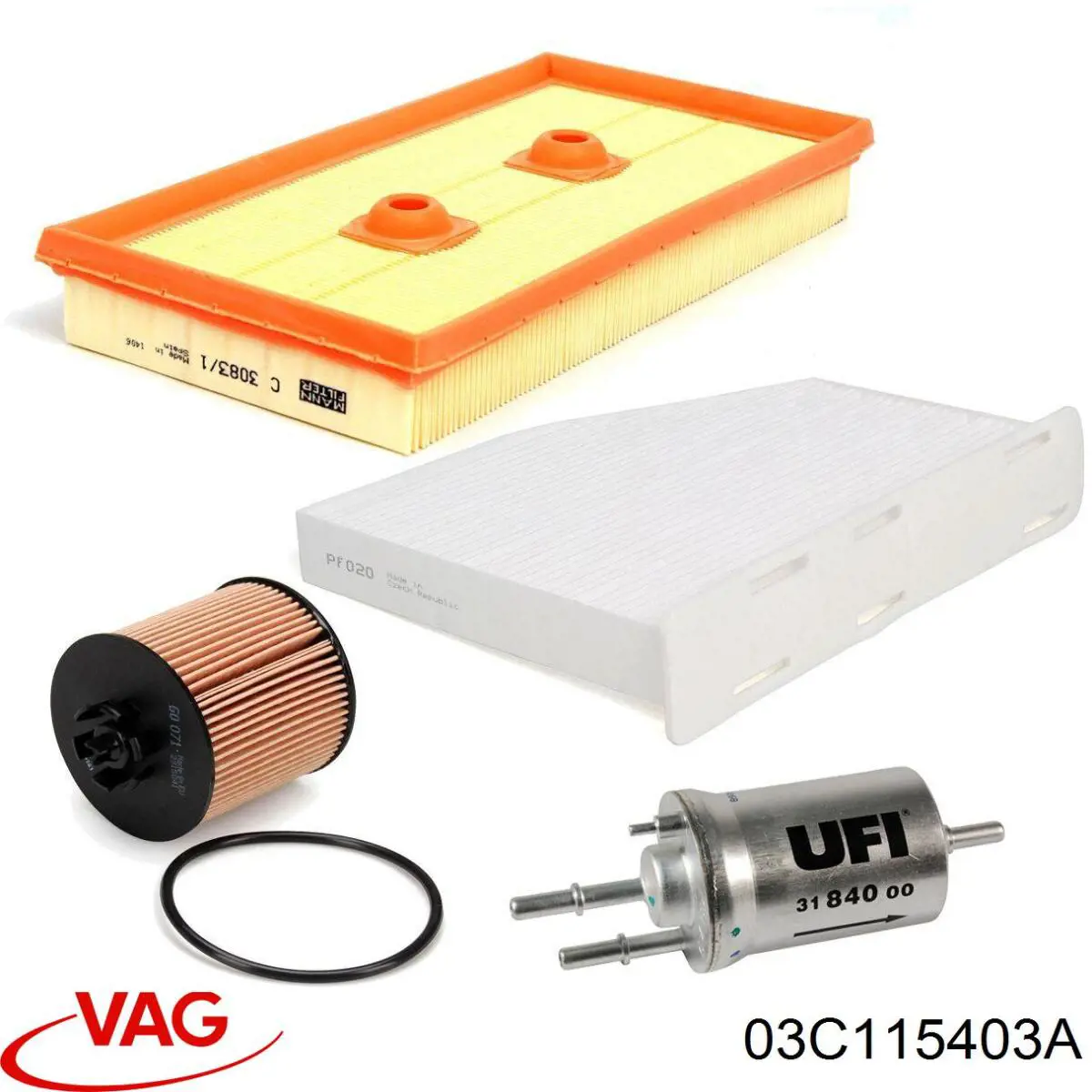 Крышка масляного фильтра 03C115403A VAG