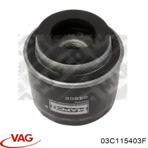03C115403F VAG Крышка масляного фильтра