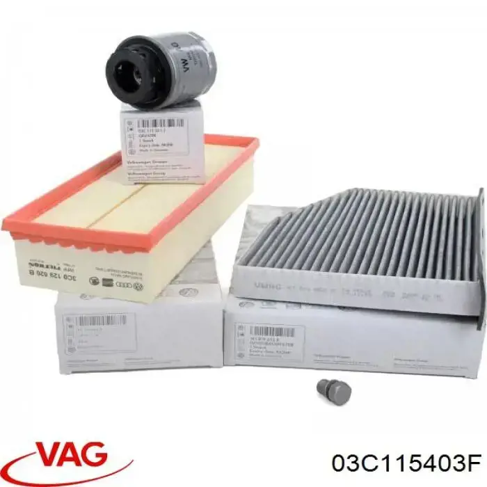 Купить 03C115403F VAG Крышка масляного фильтра