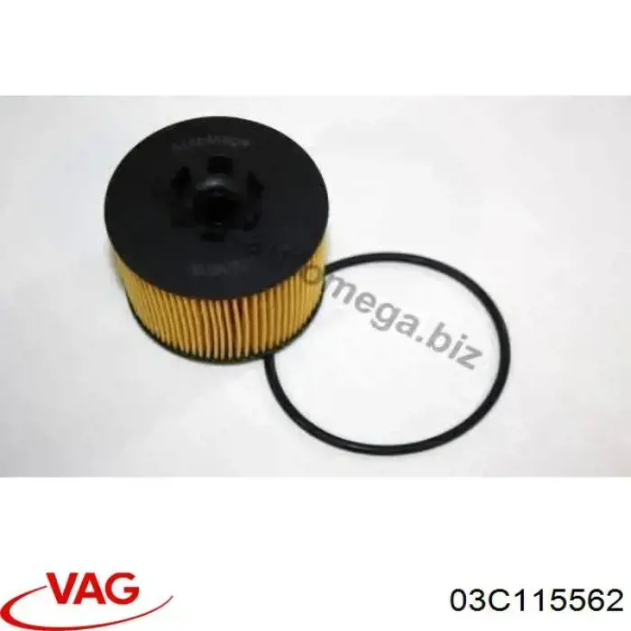 Filtro de óleo 03C115562 VAG