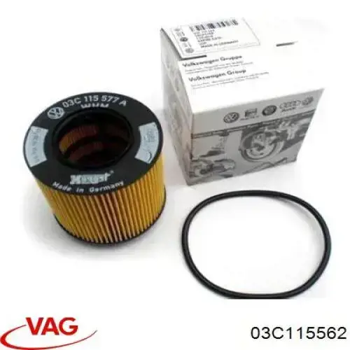 Filtro de óleo 03C115562 VAG