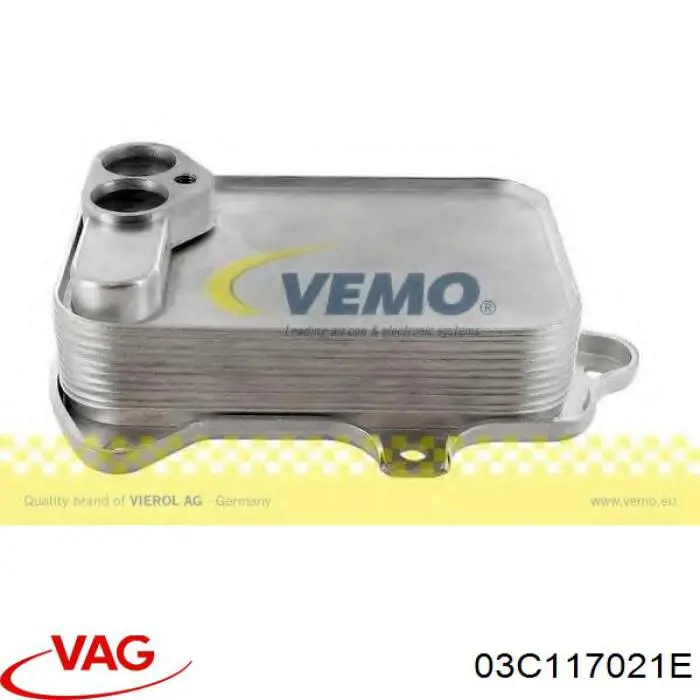 Масляный радиатор 03C117021E VAG