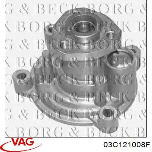 Помпа охлаждения VAG 03C121008F цена, от 29.37 USD