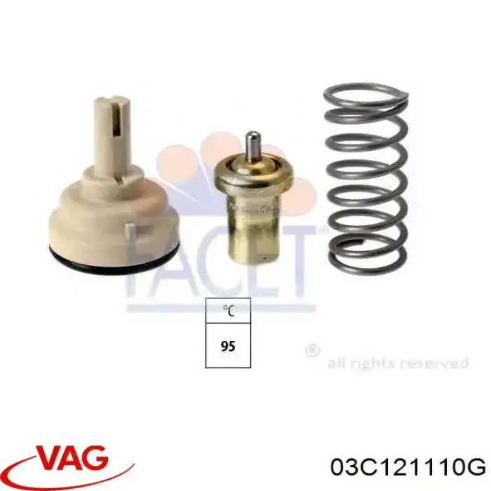 03C121110G VAG термостат