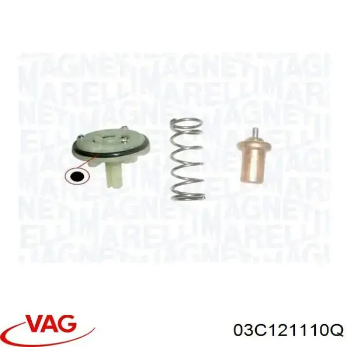 Купить 03C121110Q VAG Автомобильный термостат