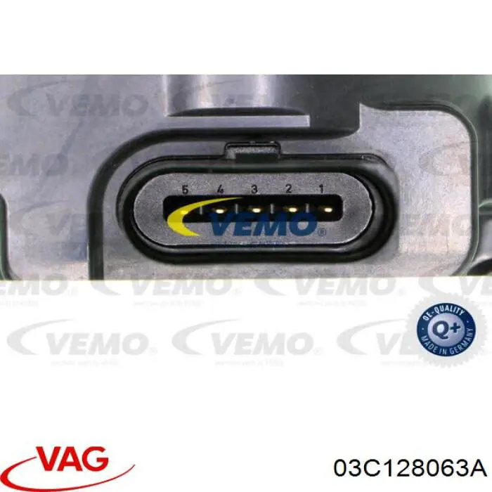 Заслонка воздушная VAG 03C128063A