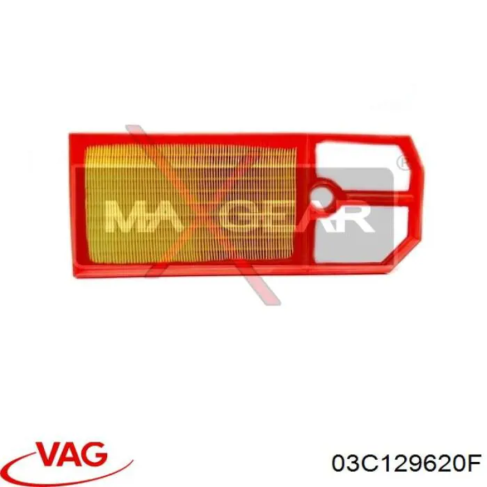 Купить 03C129620F VAG Автомобильный фильтр воздуха