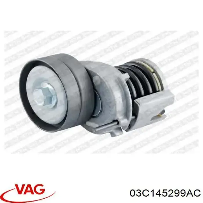 Роликовий модуль натяжителя ремня VAG 03C145299AC цена, от 40.49 USD