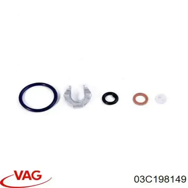 Кольцо (шайба) форсунки инжектора посадочное VAG 03C198149