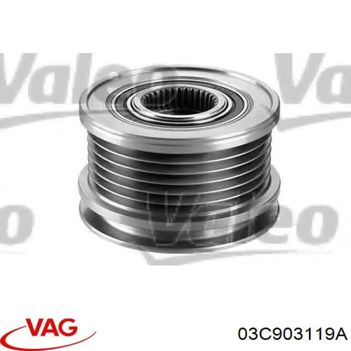 Инерционный шкив VAG 03C903119A цена, от 28.09 USD