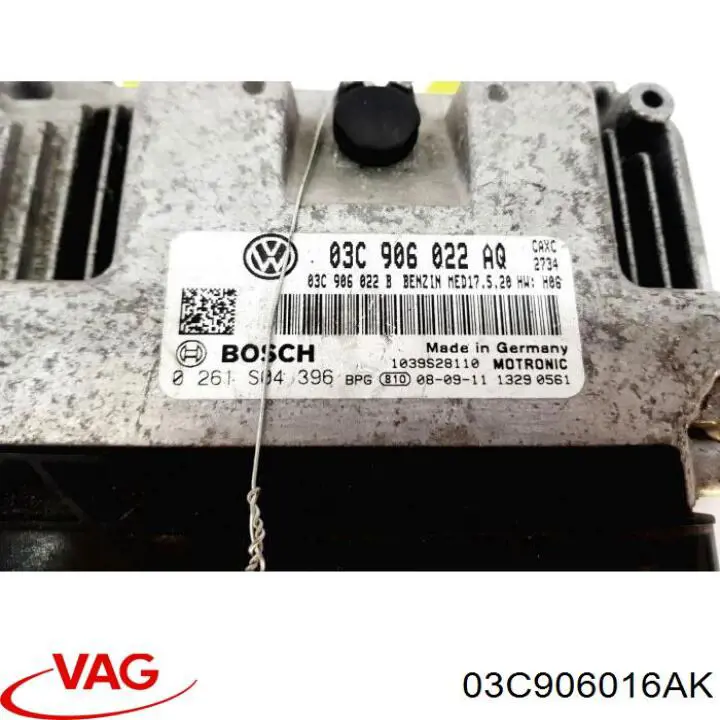 Купить 03C906016AK VAG Электронный блок управления двигателем