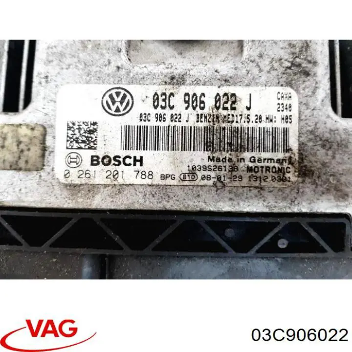 ЭБУ двигателем VAG 03C906022 цена, от 56.43 USD