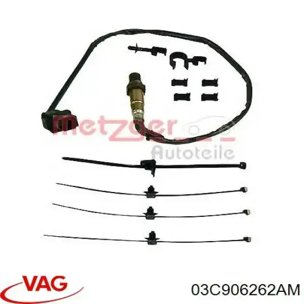 Лямбдазонд, датчик кислорода до катализатора VAG 03C906262AM цена, от 31.99 USD