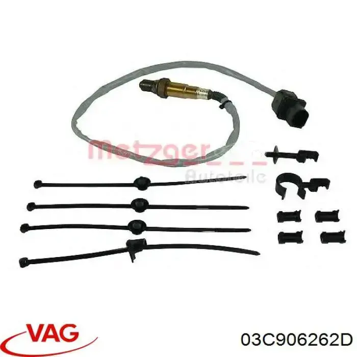 03C906262D VAG sonda lambda, sensor de oxigênio até o catalisador