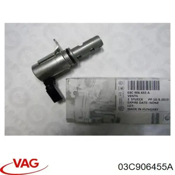 Válvula eletromagnética de posição (de fases) da árvore distribuidora VAG 03C906455A preço, a partir de 53,29 USD