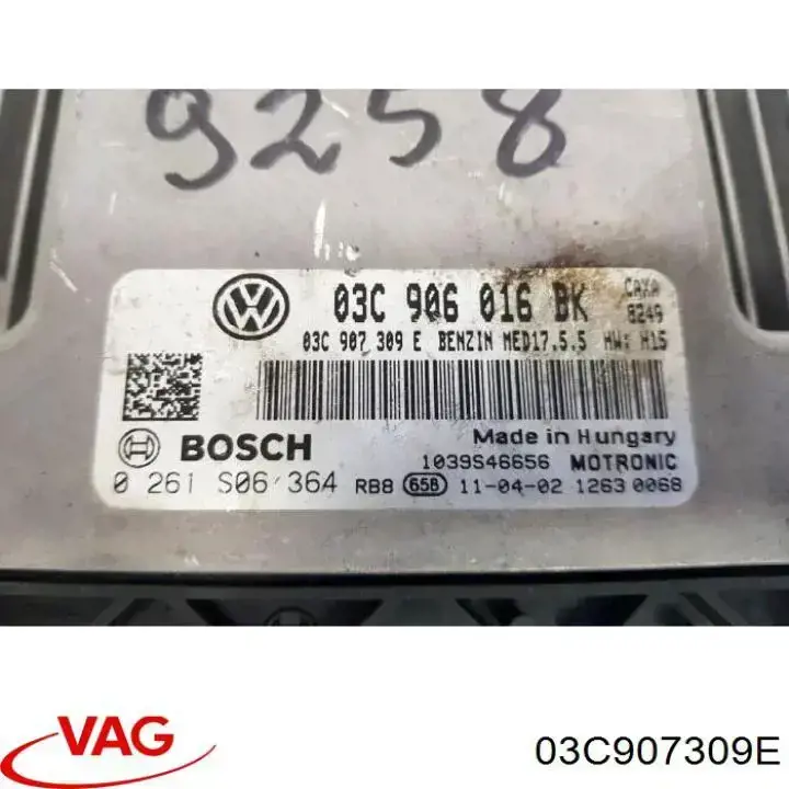  03C907309E VAG