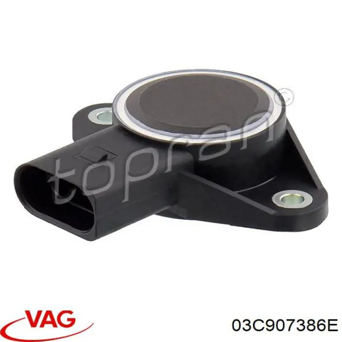 Válvula (regulador) de marcha a vácuo 03C907386E VAG