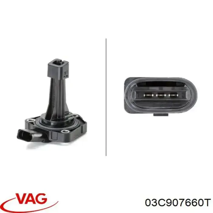 Sensor de nivel de aceite del motor 03C907660T VAG