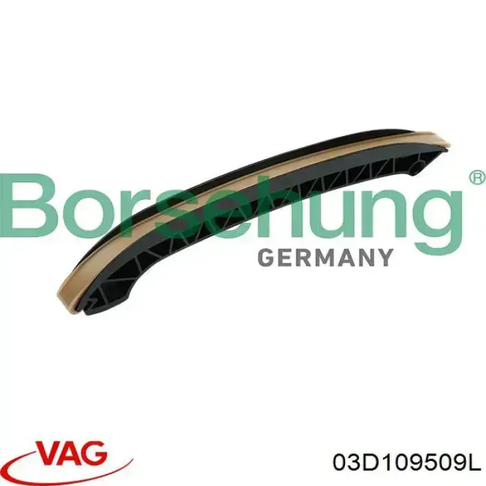 Башмак натяжителя цепи ГРМ VAG 03D109509L цена, от 11.68 USD