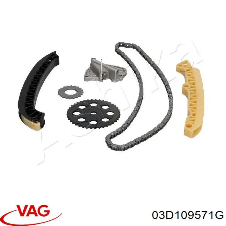 03D109571L VAG engrenagem de cadeia da roda dentada da árvore distribuidora de motor