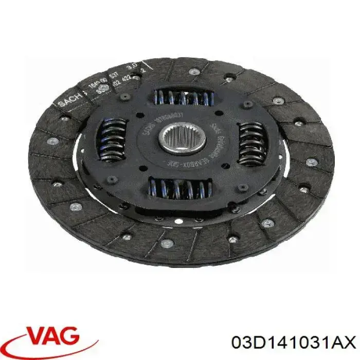 03D141031AX VAG диск сцепления