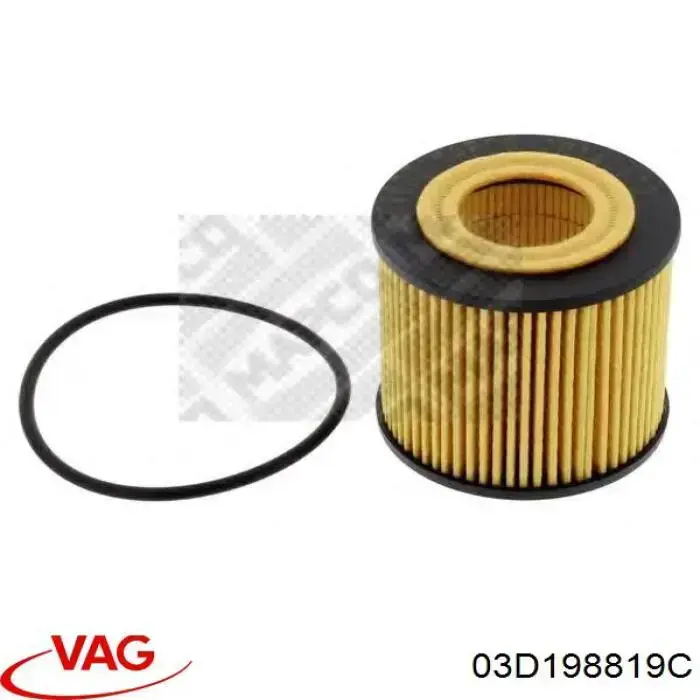 03D198819C VAG Filtro de óleo