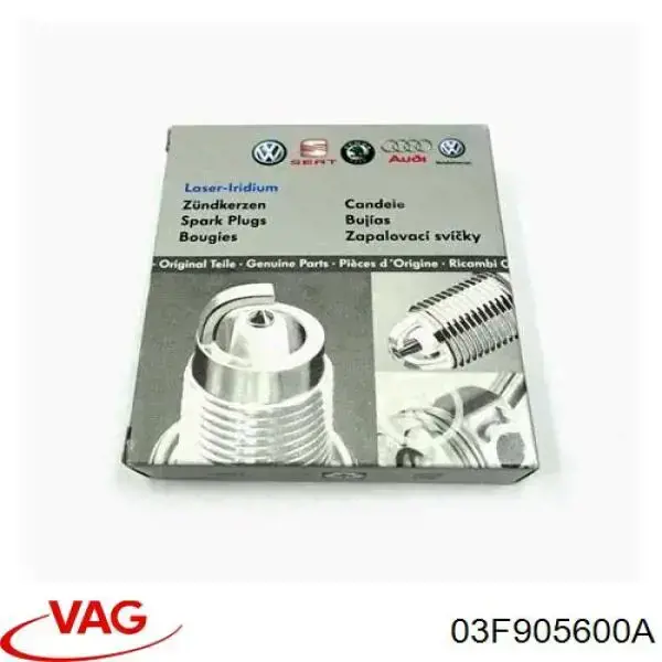 Свечи зажигания 03F905600A VAG
