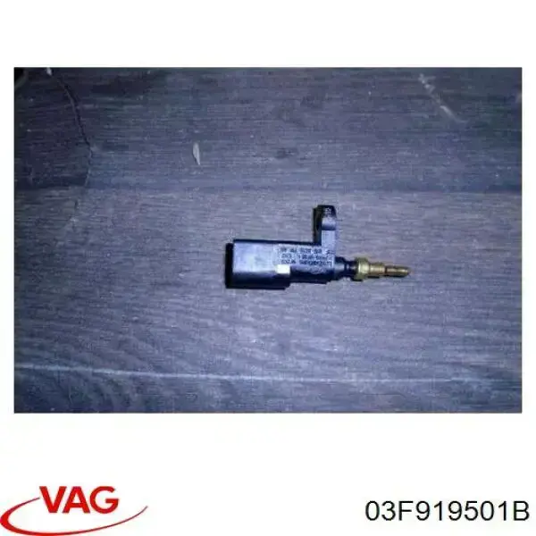 Sensor de temperatura do fluido de esfriamento (de ativação de ventilador do radiador) 03F919501B VAG