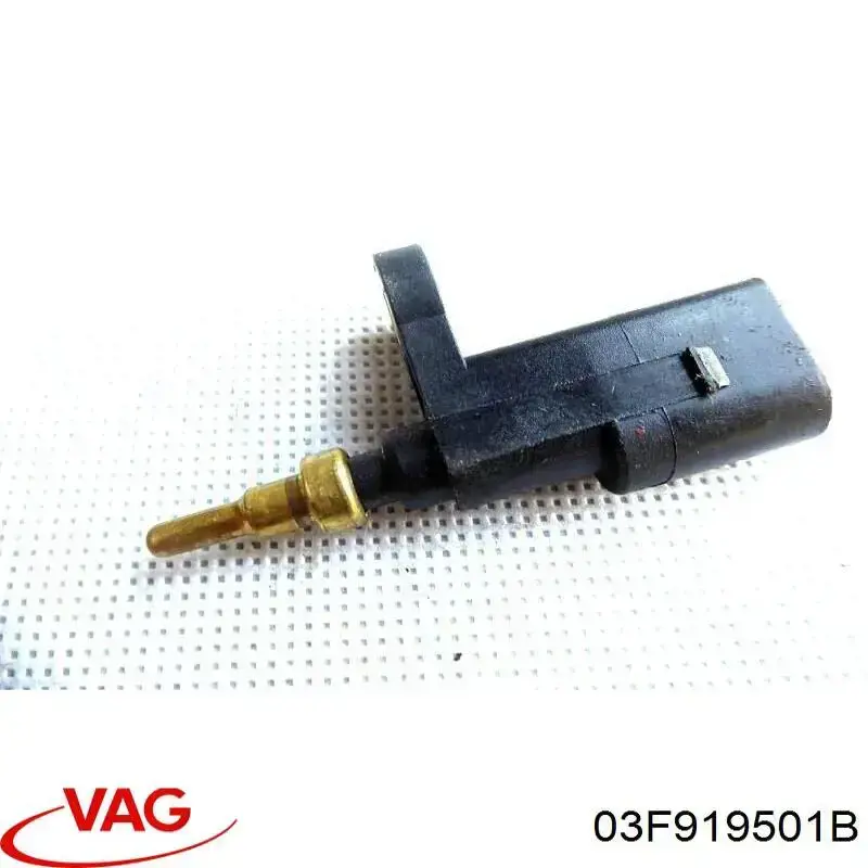 Sensor de temperatura do fluido de esfriamento (de ativação de ventilador do radiador) VAG 03F919501B