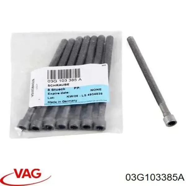 Tornillo, soporte inyector 03G103385A VAG/Audi