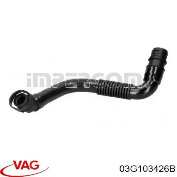 Патрубок вентиляции картера, маслоотделителя VAG 03G103426B цена, от 11.62 USD