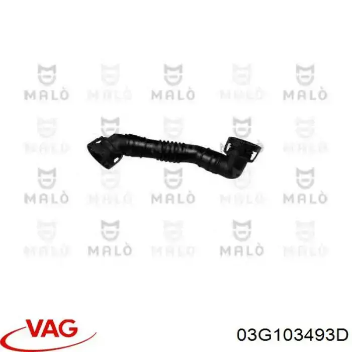 03G103493D VAG Шланг для удаления воздуха