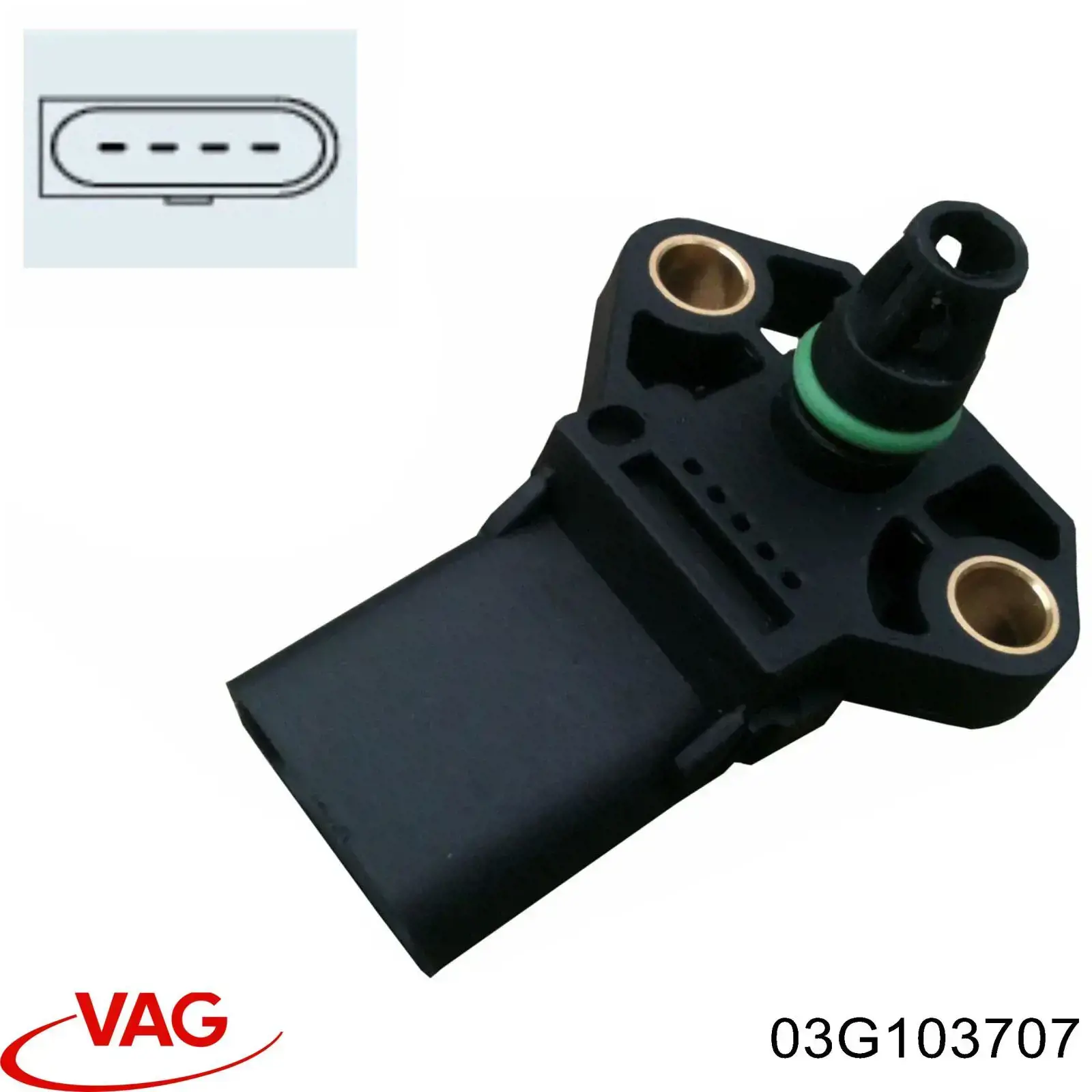 03G103707 VAG Крышка масляного поддона