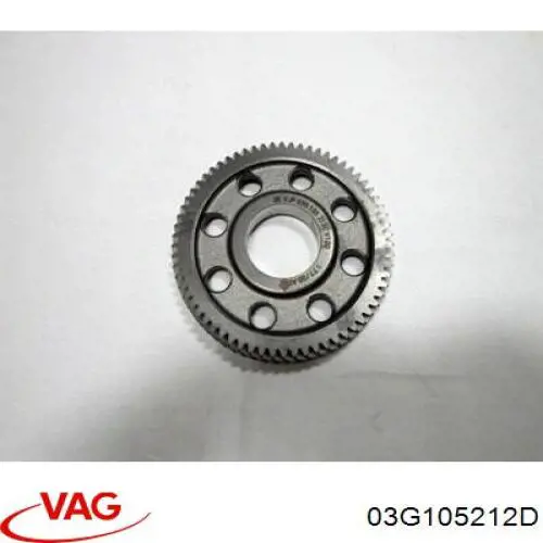 03G105212D VAG engrenagem de cadeia da roda dentada de acionamento de cambota de motor